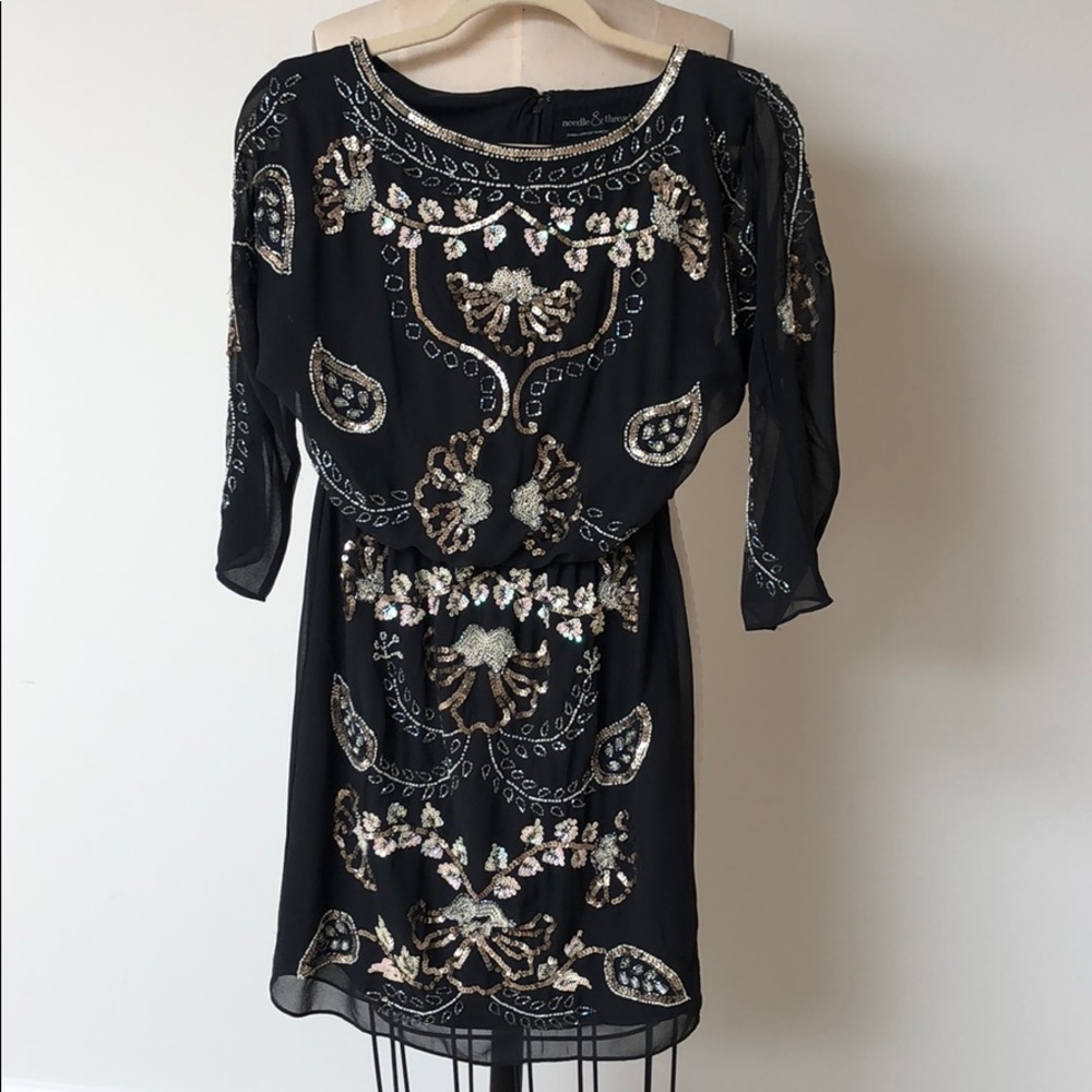 Needle & Thread embroidered dress